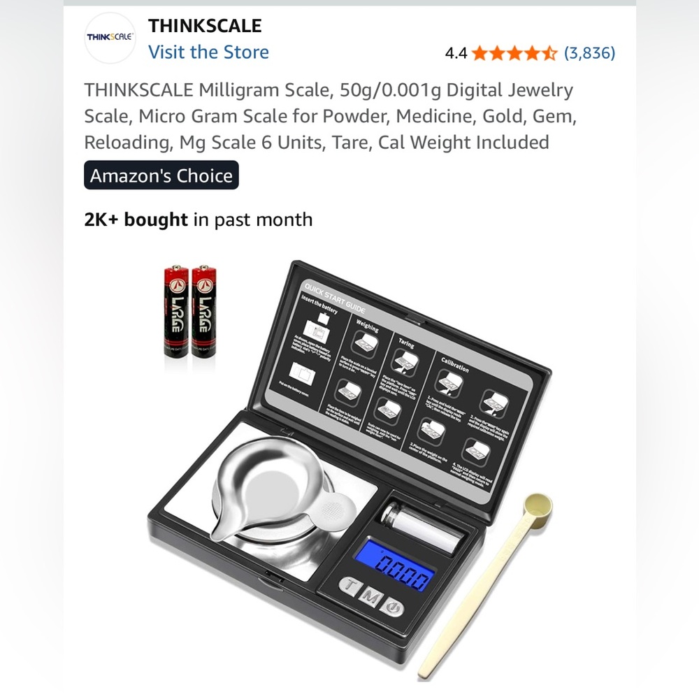 ThinkScale Digital Pocket Scale New! - Picture 6 of 7